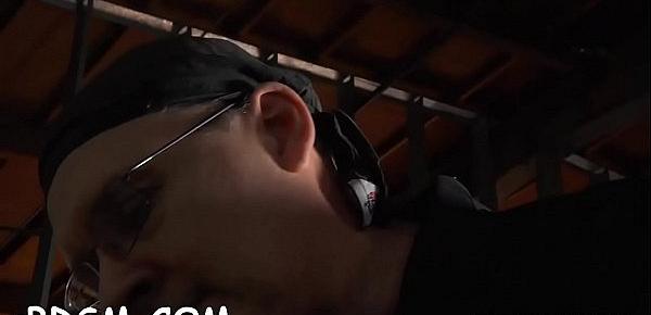  Cutie wears an steel helmet during hardcore pussy drilling